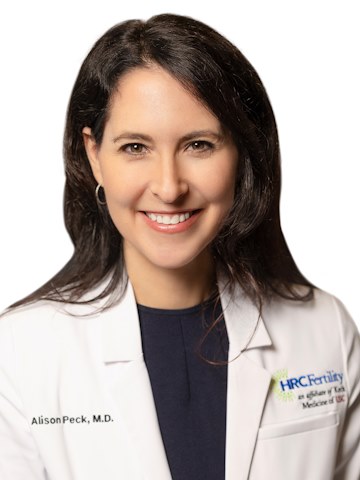 Dr. Alison Peck of HRC Fertility Encino is a Board Certified Reproductive Endocrinologist.