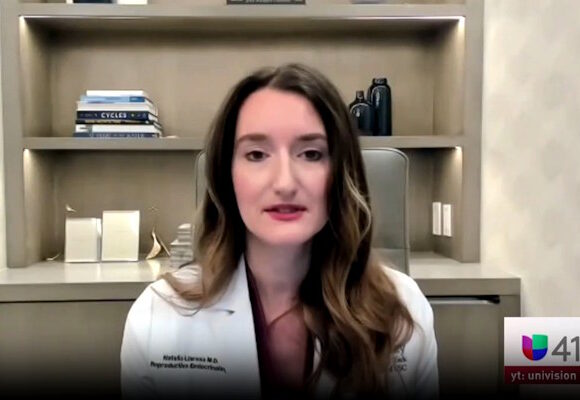 Dr. Natalia Llarena featured on Noticias Univisión 41