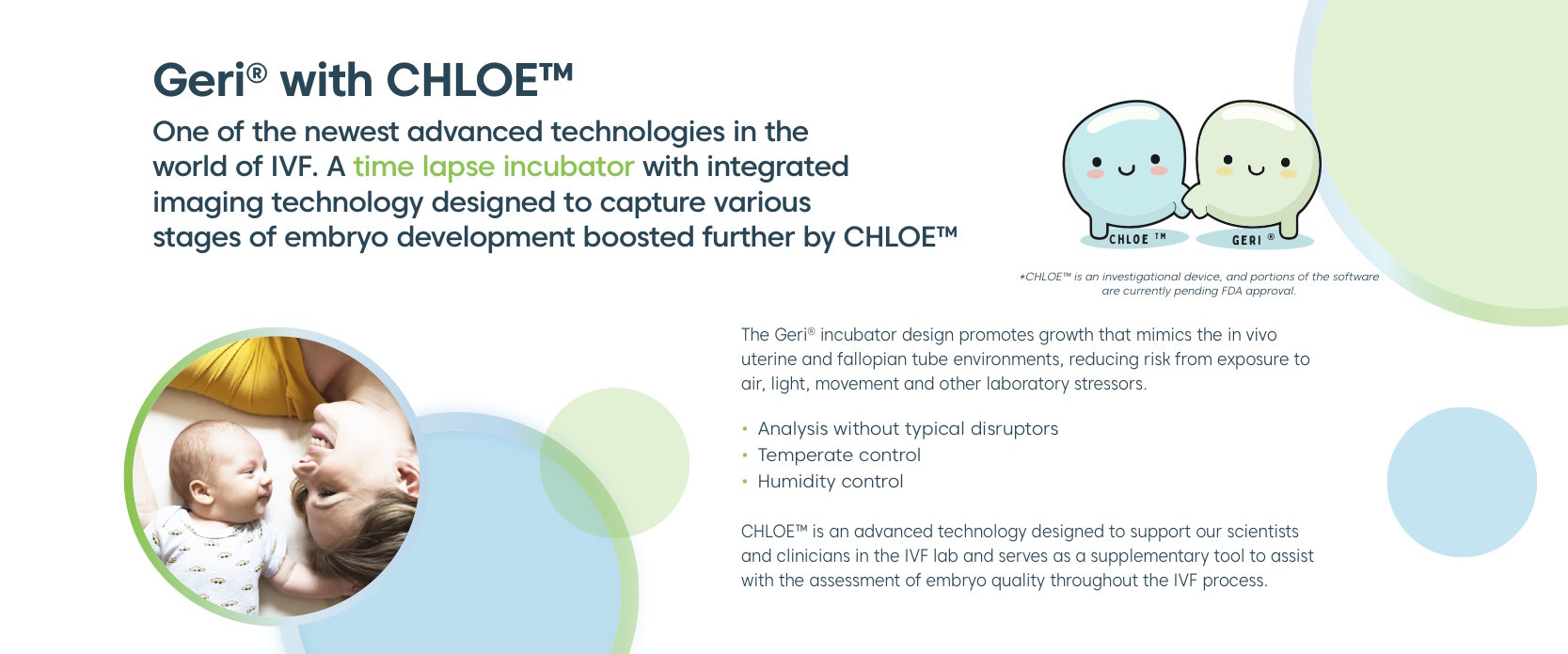 Geri Time Lapse Imagery + CHLOE Analysis Tool at HRC Fertility