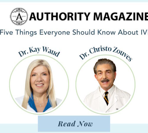 Dr. Kay Waud and Dr. Christo Zouves featured in Authority Magazine.